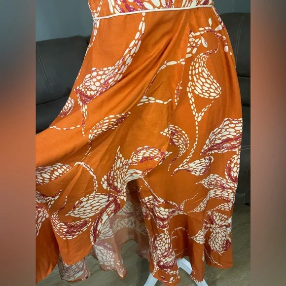 GORGEOUS NWT Band of the Free Floral Wrap Dress Sz S Small - Picture 7 of 14